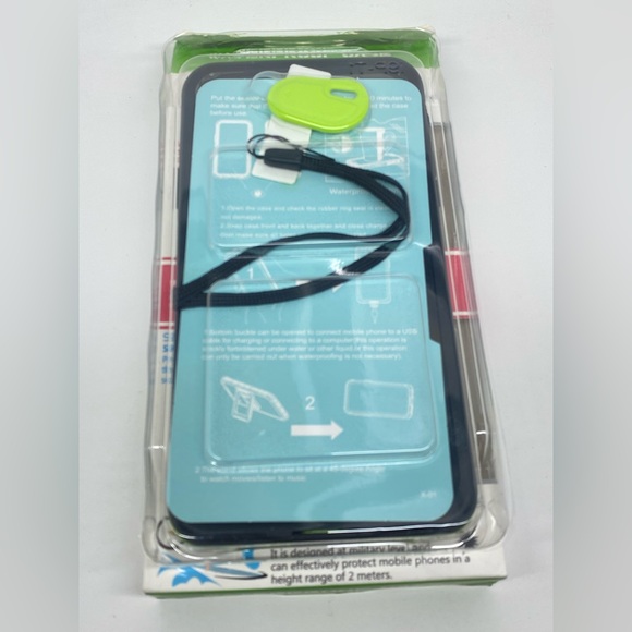 NEW WATERPROOF PHONE CASE FOR IPHONE 11 PRO MAX BLUE/YELLOW - Picture 5 of 12